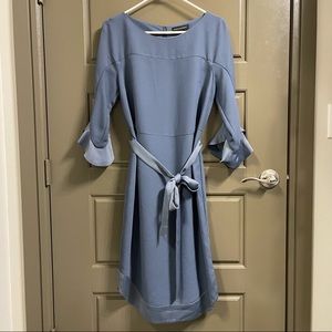 Banana Republic Dress w/ Satin Hems and Tie Waist